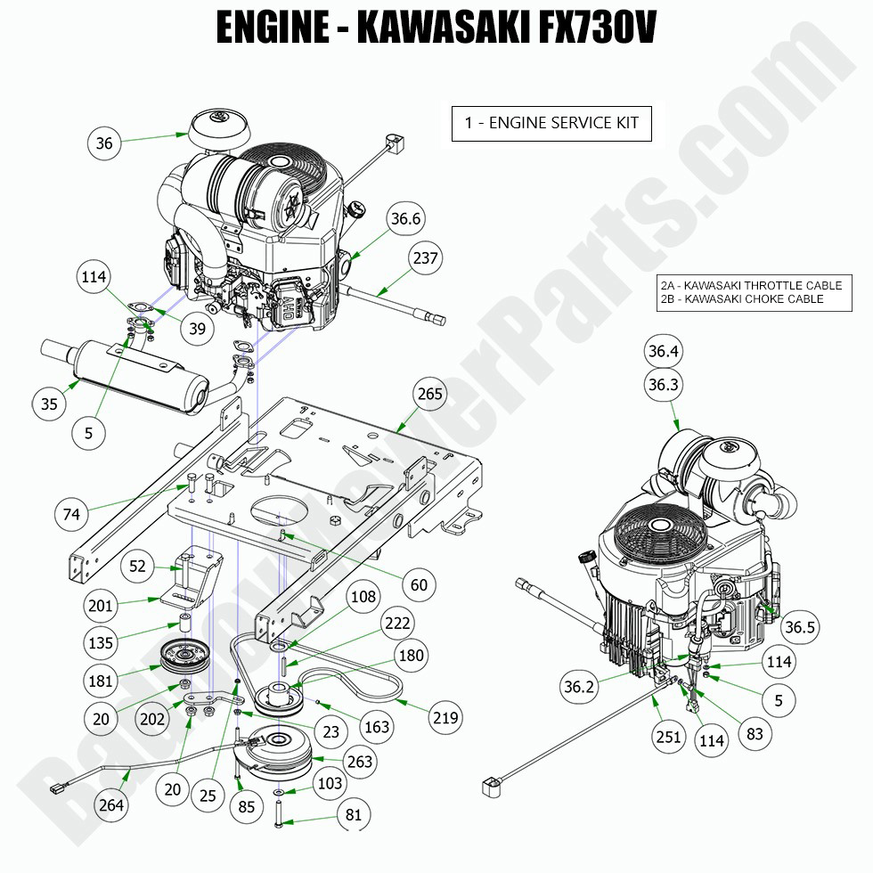2022 Revolt - Engine - Kawasaki FX730V